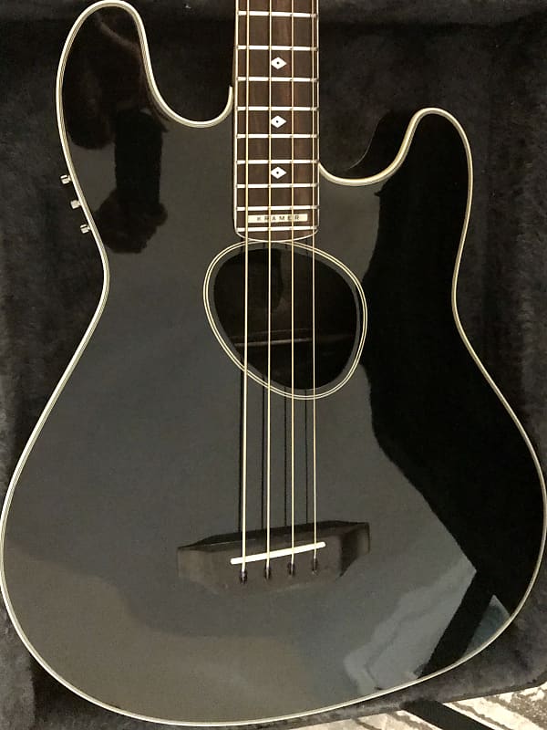 Kramer Ferrington AcousticElectric Bass Black Reverb