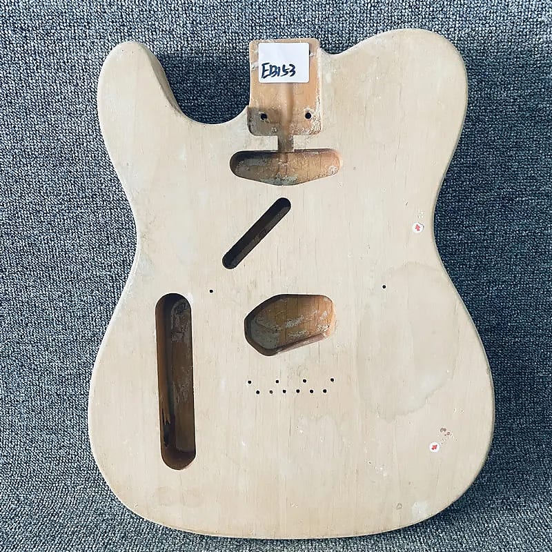 Basswood Left Hand Telecaster Tele Style String Through | Reverb