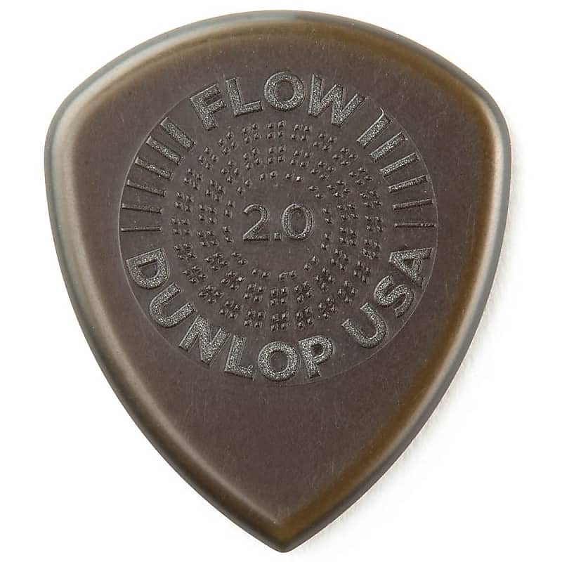 Dunlop 549R20 Flow Standard Grip 2mm Guitar Picks (24-Pack) image 1