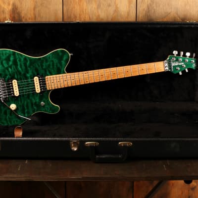 Ernie Ball Music Man EVH Van Halen Signature Green Quilted USED!! image 5