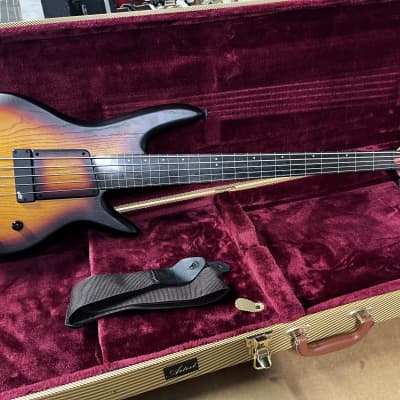 Ibanez GWB20TH Gary Willis 20th Anniversary Signature Fretless Bass - Tequila Sunrise Flat w Case for sale
