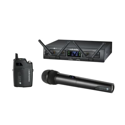 Audio-Technica ATW-1312 System 10 Pro Dual Handheld / Digital UniPak Wireless Mic System