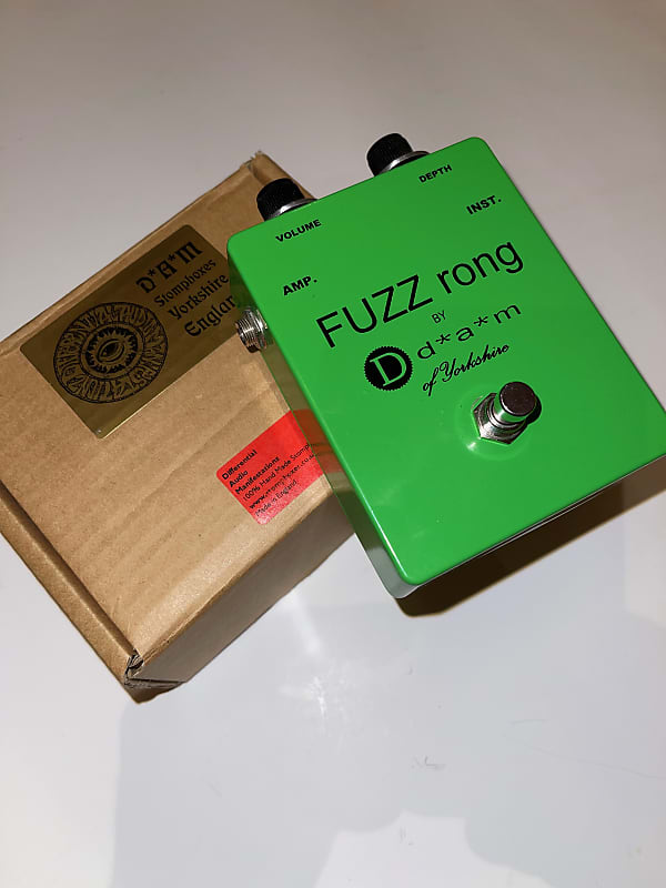 D*A*M Fuzz Rong FR 69 Germanium Fuzzrite 2008 Lime Green