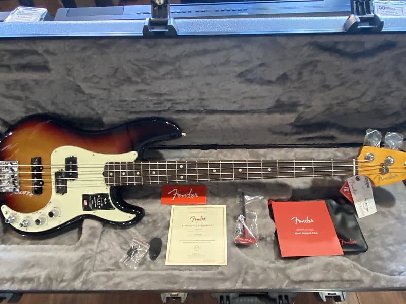 Fender American Ultra Precision P Bass RW Ultraburst #US22041454  8lbs 134.6 oz. USA image 1