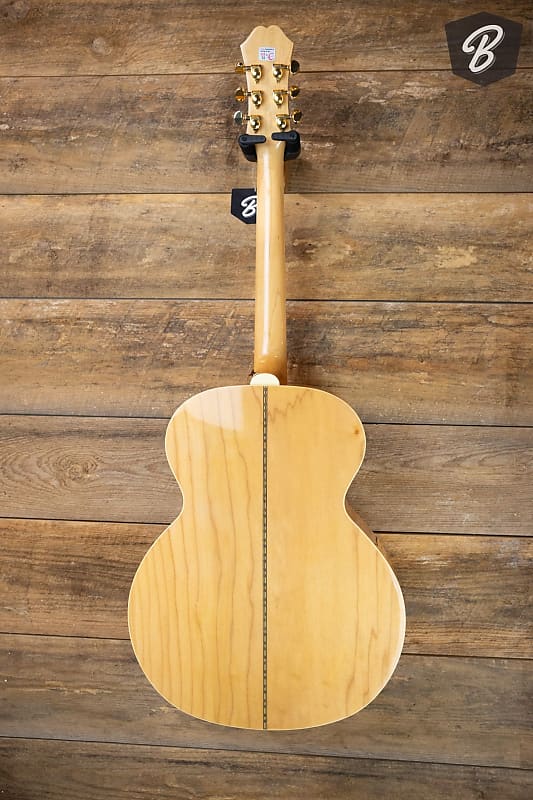Epiphone EJ-200 NA Acoustic Electric Guitar with HSC | Reverb