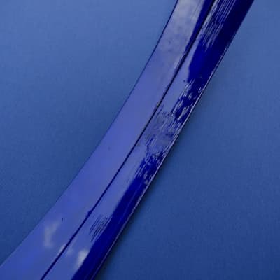 Premier Signia Bassdrum Hoops 22" Sapphire Blue 90s image 9