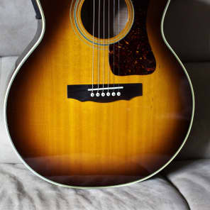 Sweet 16yr Old Guild F47MCE w/HSC All Solid Woods AAAA Flame Maple. Fishman Prefix ProBlend Mic & PU image 6