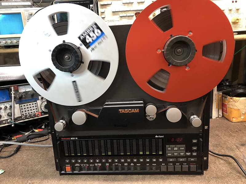 TASCAM MSR16 1/2" 16 track multitrack reel to reel tape Reverb