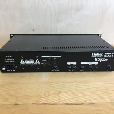 Hafler Bogner Triple Giant - Classic Three Channel Tube Preamp Rack | Reverb