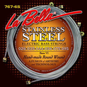 La Bella 767-6S Bass VI 6-String Round Wound Bass Strings (26-95)