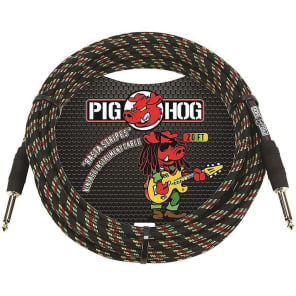Pig Hog PCH20RA Vintage Series 1/4" TS Straight Instrument/Guitar Cable - 20'
