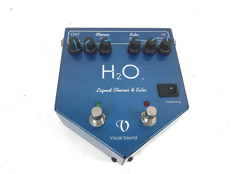 【良品】Visual Sound H2O Liquid Chorus&Echo Visual Sound H2O Liquid Chorus and Echo Pedal – MusicPlayers.com