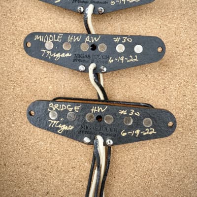 Fender Stratocaster Handwound 59 Left-Handed Pickup Set by Migas Touch image 3