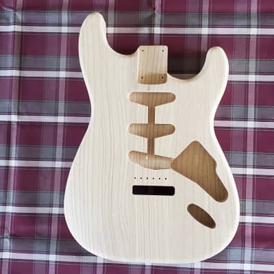 Woodtech Routing Paint Grade Swamp Ash Stratocaster Body - Unfinished image 1