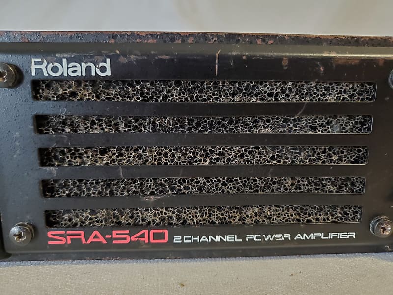 Roland SRA 540 Vintage 2 Channel Power Amplifier - Good | Reverb UK