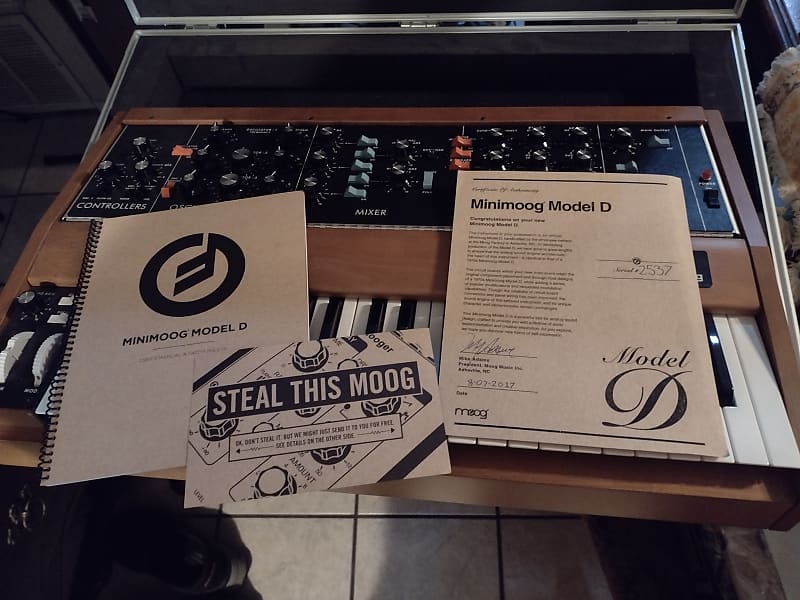 Moog MiniMoog Model D Reissue Analog Synthesizer image 1