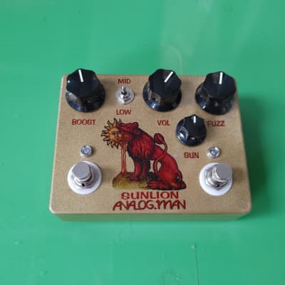 Analogman Sun Lion Fuzz Booster Pedal | Reverb