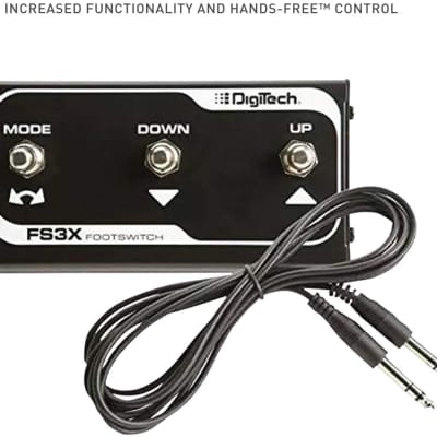 DigiTech FS3X 3 Button Footswitch 2010s - Black image 3