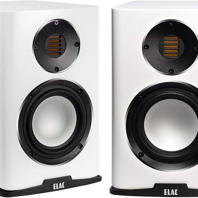 ELAC Carina 5.25" Bookshelf Speakers, Satin White image 1