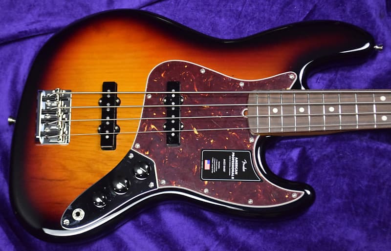 Fender AM Pro II Jazz (4), 3-Tone Sunburst / Rosewood. *Factory Cosmetic Flaw = Save $! image 1