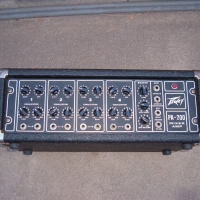 1980's Peavey XM-4 Series 300 4 Channel PA Powered Mixer, 150w