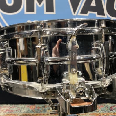 Ludwig 14"x5" 410 Super Sensitive Snare Drum. Early 1960s Pre-Serial Number - Chrome Over Aluminum. image 8