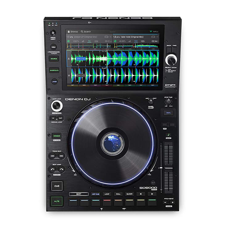 Denon DJ PRIME 4 - 4 Deck Standalone Smart DJ Console / Serato DJ  Controller with Built In 4 Channel Digital Mixer and 10-Inch Touchscreen