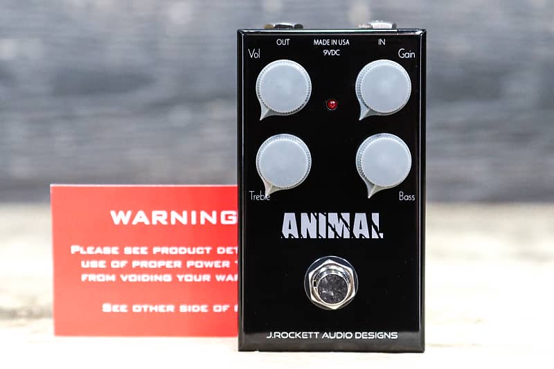 J. Rockett Audio Designs Animal OD Overdrive Distortion Guitar Effect Pedal