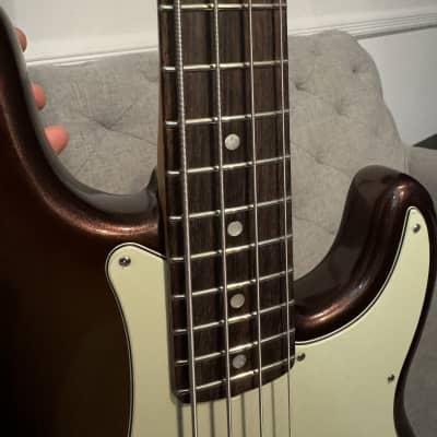 Fender American Ultra Precision Bass with Rosewood Fretboard - Mocha Burst image 5
