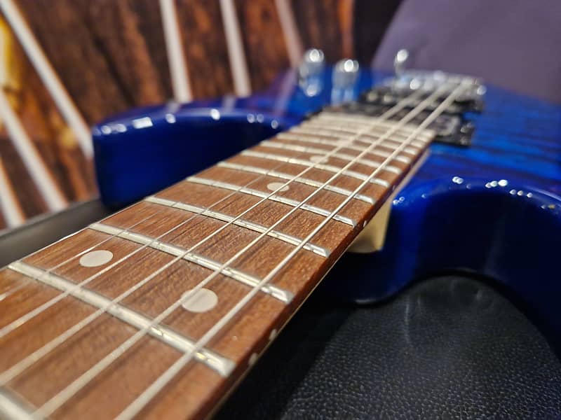 Ibanez GRX70QA-TBB GIO E-Guitar 6 String - Transparent Blue Burst