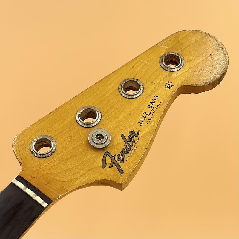 1963 Fender Jazz Bass MAY63 Vintage Original Brazilian Rosewood Cap FingerBoard All Orig Pre-CBS Neck image 1