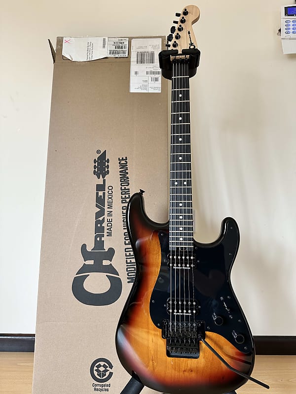 Charvel Pro-Mod So-Cal Style 1 HH FR E 3 Tone Sunburst Electric Guitar 2023 - 3 tone sunburst image 1