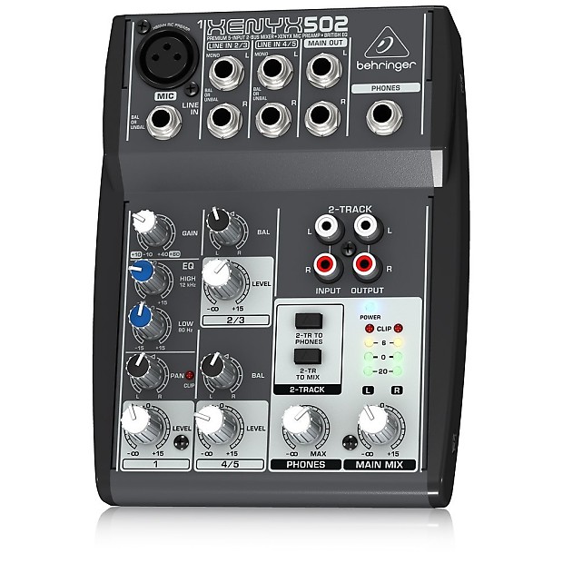 Behringer Xenyx 502 5-Input Compact Mixer image 1