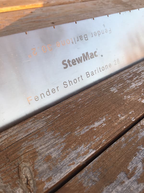 StewMac Fret Scale Template Fender Baritone 28.5" and  30.2" Stewart MacDonald image 1