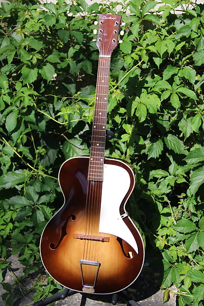 Kay Built Airline Large Super Clean Archtop acoustic guitar project 1960's Honey Burst image 1