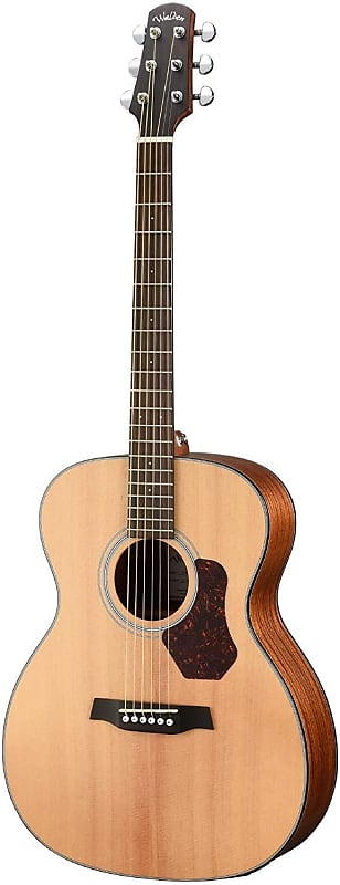 Walden O550E Natura Solid Spruce Top Orchestra Acoustic-Electric Guitar - Open Pore Satin Natural image 1