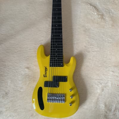 8 String Bass /5 String Fretless Bass Busuyi Double Neck Guitar 2022 (Yellow) image 1