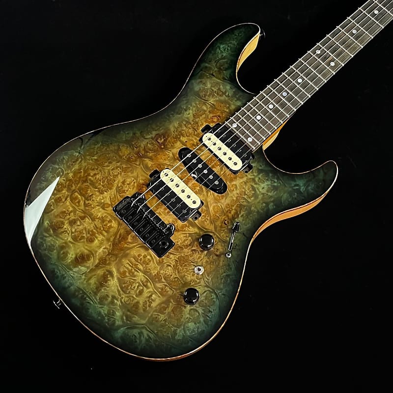 名作 Black Fade HSH/SM Top Marblewood Limited FUTURA-S Smoker ギター