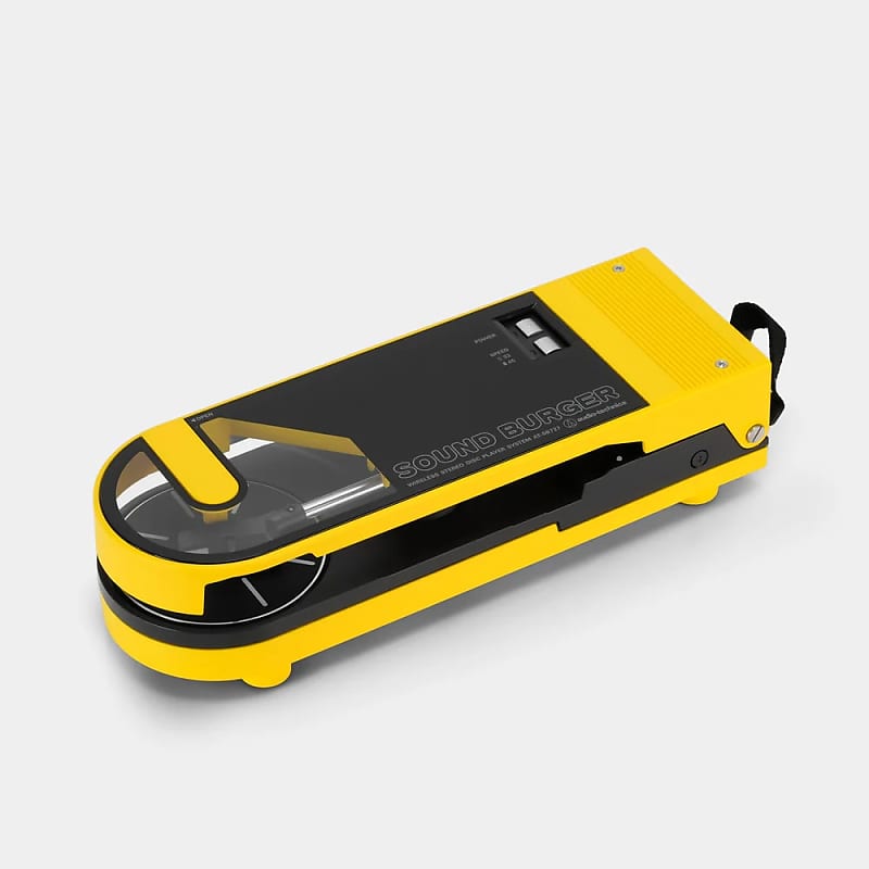 Audio-Technica AT-SB727 Sound Burger Portable Turntable with Bluetooth 2023 - Present - Yellow  			