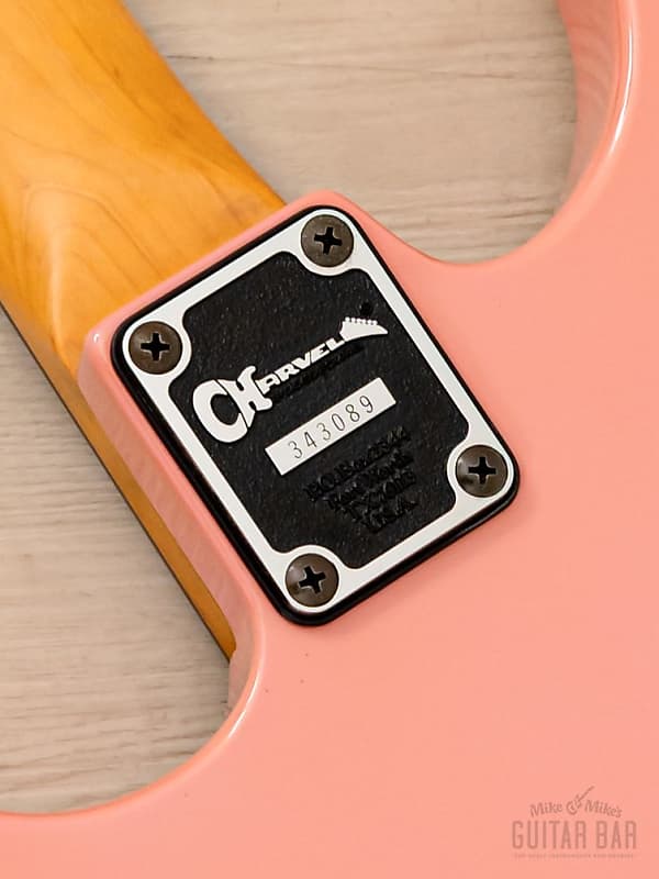1989 Charvel by Jackson Dinky DK-060-SH Bubblegum Pink 1989 Charvel by Jackson Dinky DK-060-SH Bubblegum Pink