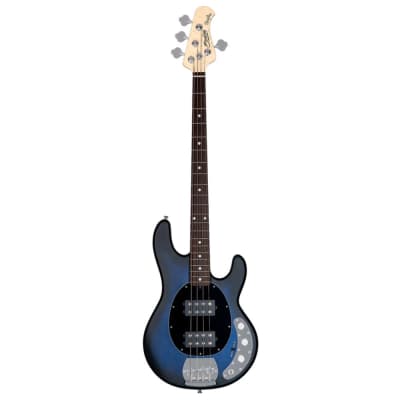 Sterling RAY4HH-PBBS StingRay Ray4HH Series Electric Bass, Pacific Blue Burst Satin for sale