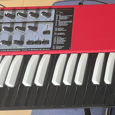 Nord Lead 2X Anniversary Edition 49-Key 20-Voice Polyphonic Synthesizer 2008 - Red with Inverted Keys