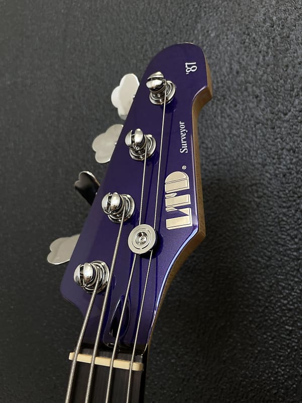 ESP LTD Surveyor '87 - Dark Metallic Purple w/o | Reverb