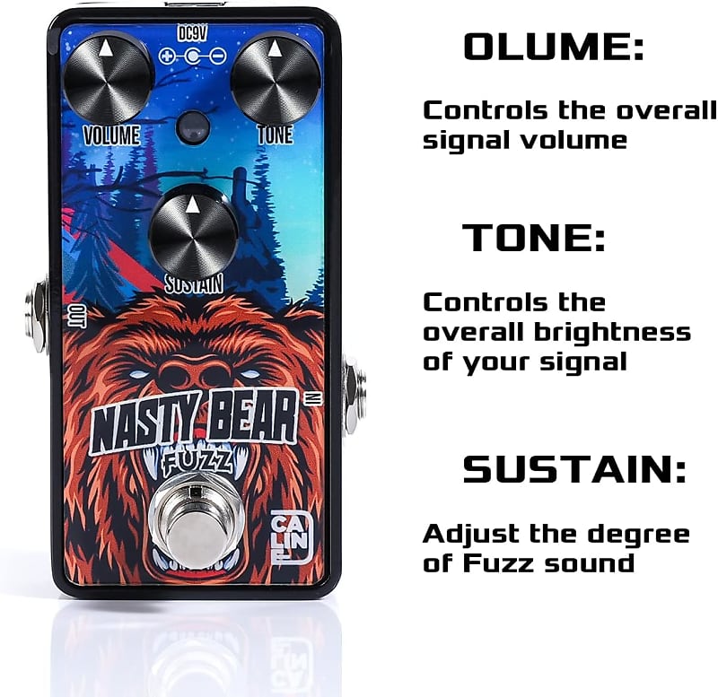 Caline G014 Nasty Bear Fuzz 2024 - Black | Reverb