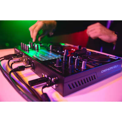 Denon DJ PRIME GO 2-Deck Rechargeable Portable DJ System w Black Flight Case image 9