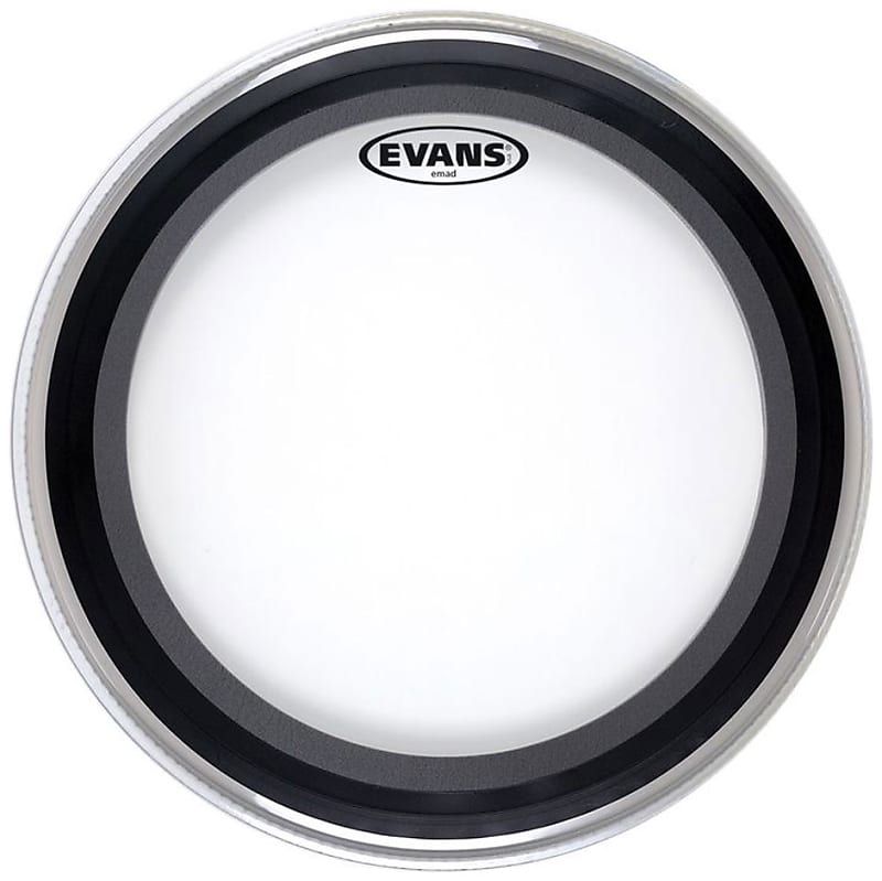 Evans EMAD Series BD22EMAD Bass Drumhead Single Ply 22" Clear Drumhead Drum Head image 1