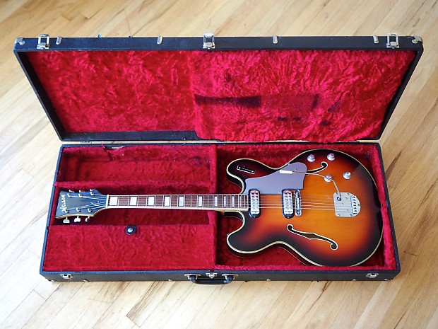 1960s Welson DS2 Vintage Hollowbody Electric Guitar Near Mint