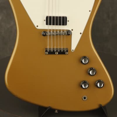 1966 Gibson non-reverse FIREBIRD V-12 string w/headstock repair GOLDEN MIST POLY for sale