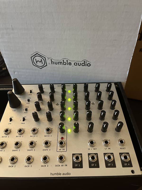 Humble Audio Quad Operator Silver Reverb