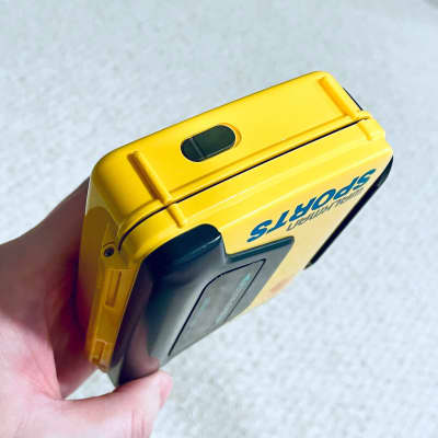 Sony WM-A53 Walkman Cassette Player, Decent Yellow, Running